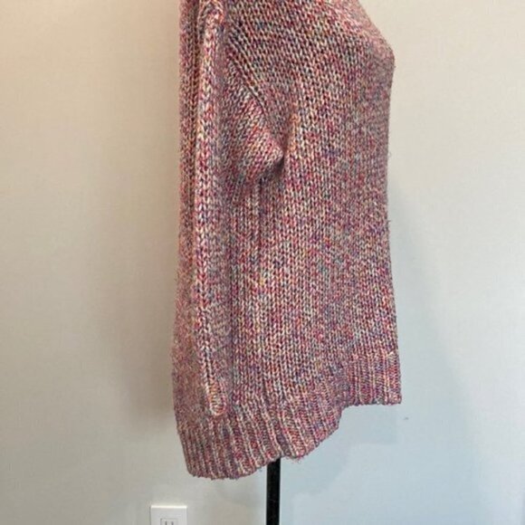 H&m Pink Oversized Knit Sweater Large fit - Picture 11 of 12
